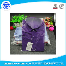 Sac en plastique opp pour chemise, sac transparent en plastique pour l&#39;emballage des chemises, sac d&#39;emballage de chemise, usine de sacs d&#39;emballage